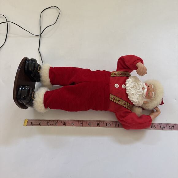 Jingle Bell Rock Dancing Santa 16" LTD 1998 Retired w/Box EUC Christmas 1st Ed - Picture 5 of 8
